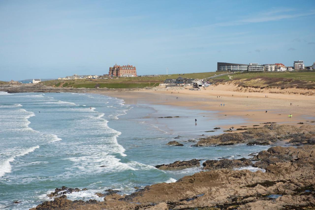 Fistral Beach Penthouse, Newquay Crantock Exterior foto